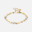 Sun parelarmband met zoetwaterparels 18K goldplated - Josephine Nord