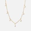 France parelketting met zoetwaterparels 18K goldplated - Josephine Nord