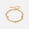 Sunset Heart Link Armband 18K Goldplated