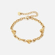 Sunset Heart Link Armband 18K Goldplated