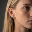 Sunset Heart Studs Oorbellen 18K Goldplated