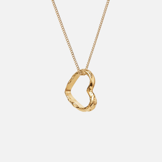 Lava Heart Ketting 18K Goldplated
