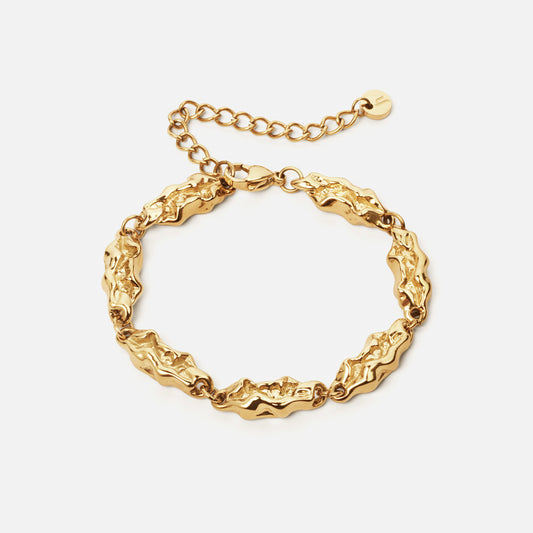Lava Armband 18K Goldplated
