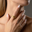 Lava Ring 18K Goldplated