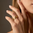 Lava Ring 18K Goldplated