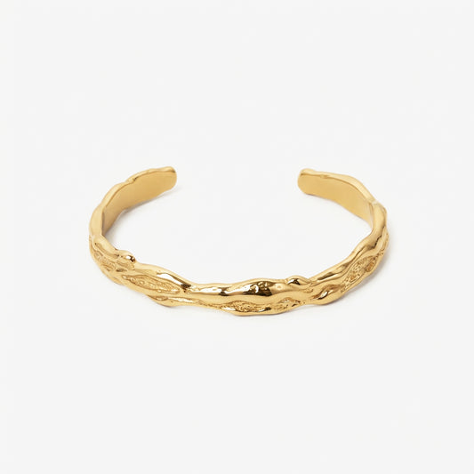 Lava Bangle Verstelbaar 18K Goldplated