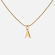Letter Ketting 18K Goldplated