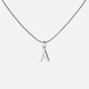 Letter Ketting Zilverkleurig