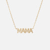 Mama Zirkonia Ketting 18K Goldplated