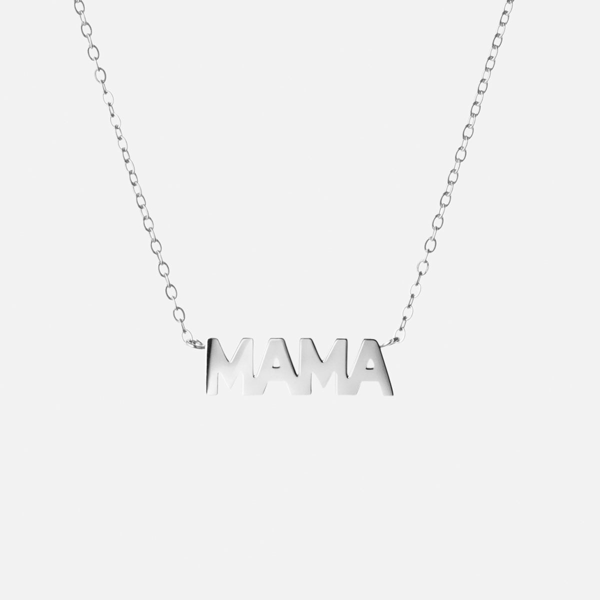 Mama Ketting Zilverkleurig
