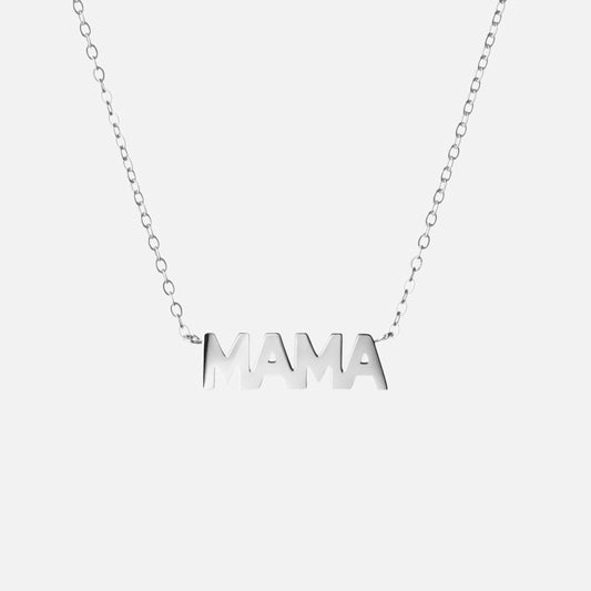 Mama Ketting Zilverkleurig