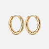 Meteor Hoops Oorbellen 18K Goldplated