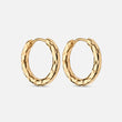 Meteor Hoops oorbellen 18K goldplated - Josephine Nord