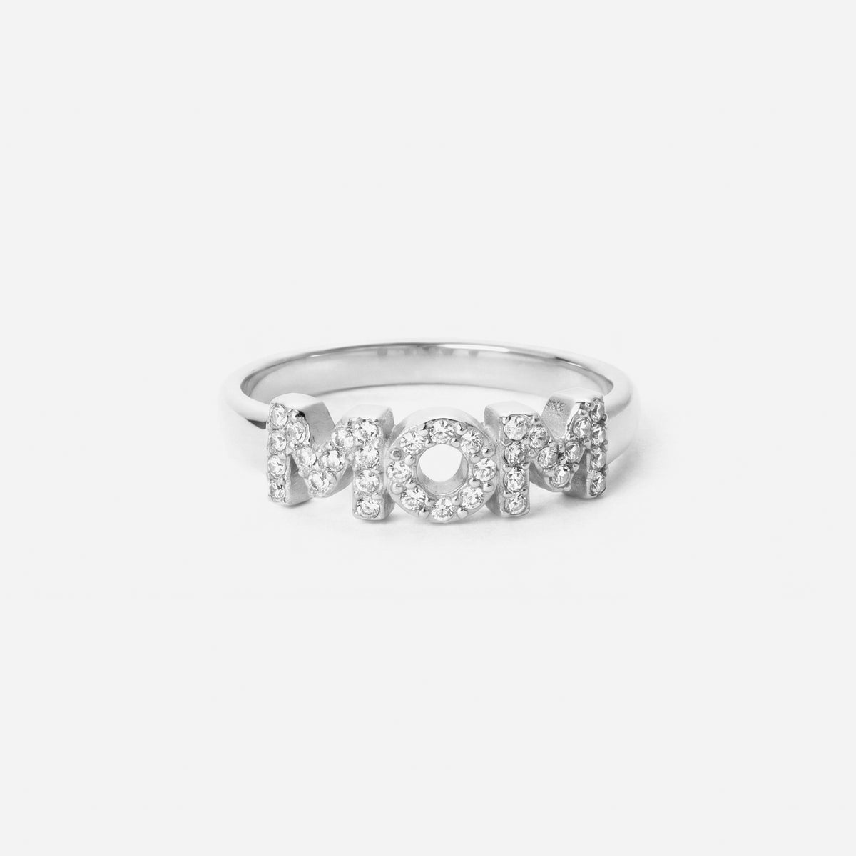MOM Zirkonia Ring Zilverkleurig