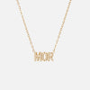 MOR Zirkonia Ketting 18K Goldplated