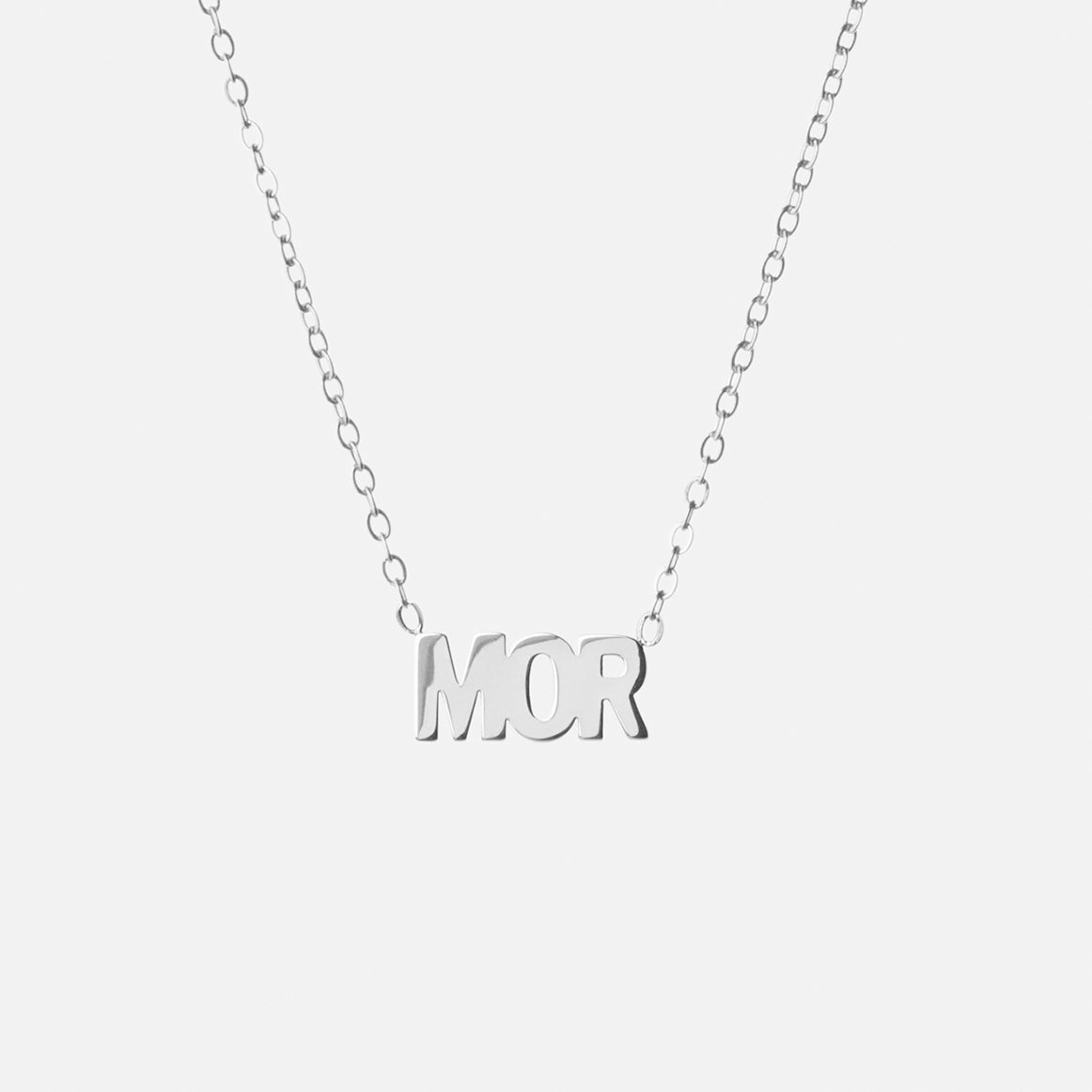 MOR Ketting Zilverkleurig