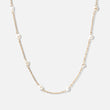 Dot parelketting met zoetwaterparels 18K goldplated - Josephine Nord