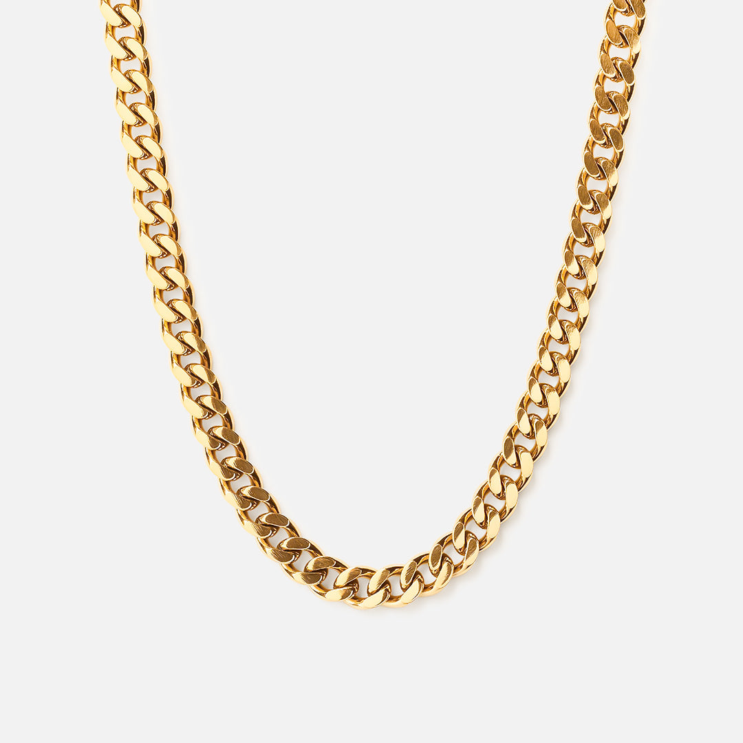 Gourmet Facet ketting 18K goldplated 6 mm - Josephine Nord