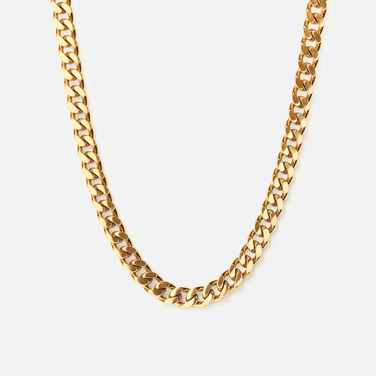 Gourmet Facet ketting 18K goldplated 6 mm - Josephine Nord