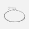 Gourmet Facet Armband Zilverkleurig 3 mm
