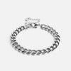 Gourmet Facet Armband Zilverkleurig 8 mm