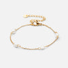 Dot Parelarmband Zoetwaterparels 18K Goldplated