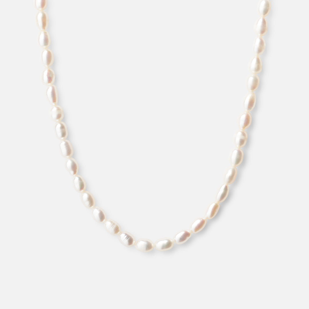 Parelketting met zoetwaterparels 18K goldplated - Josephine Nord
