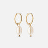 Parel Hoops Zoetwaterparels 18K Goldplated 14 mm