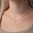 Letterketting met Zirkonia 18K Goldplated - video