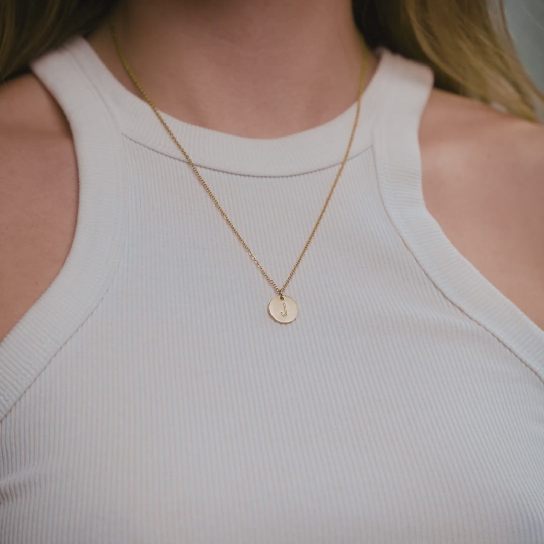 Letterketting Engraved 18K Goldplated - video