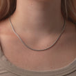 Twisted Rope Ketting Zilverkleurig 2 mm - video