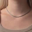 Twisted Rope Ketting Zilverkleurig 4 mm - video