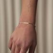 Platte Snake Armband 18K Goldplated 2 mm - video