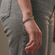 Gourmet Facet Armband Zilverkleurig 8 mm - video
