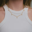 France Parelketting Zoetwaterparels 18K Goldplated - video