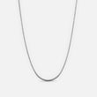 Ronde snake ketting zilverkleurig - Josephine Nord