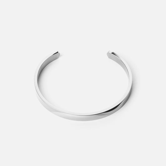 Basic Bangle Verstelbaar Zilverkleurig 6 mm