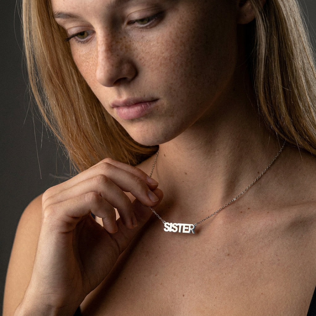 SISTER Ketting Zilverkleurig