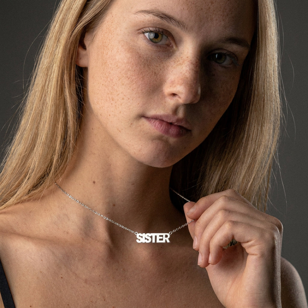 SISTER Ketting Zilverkleurig