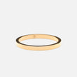 Flat Band ring 18K goldplated 2 mm - Josephine Nord