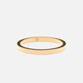 Flat Band Ring 18K Goldplated 2 mm