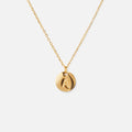 Letterketting Engraved 18K Goldplated