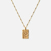 Meteor Square Ketting 18K Goldplated