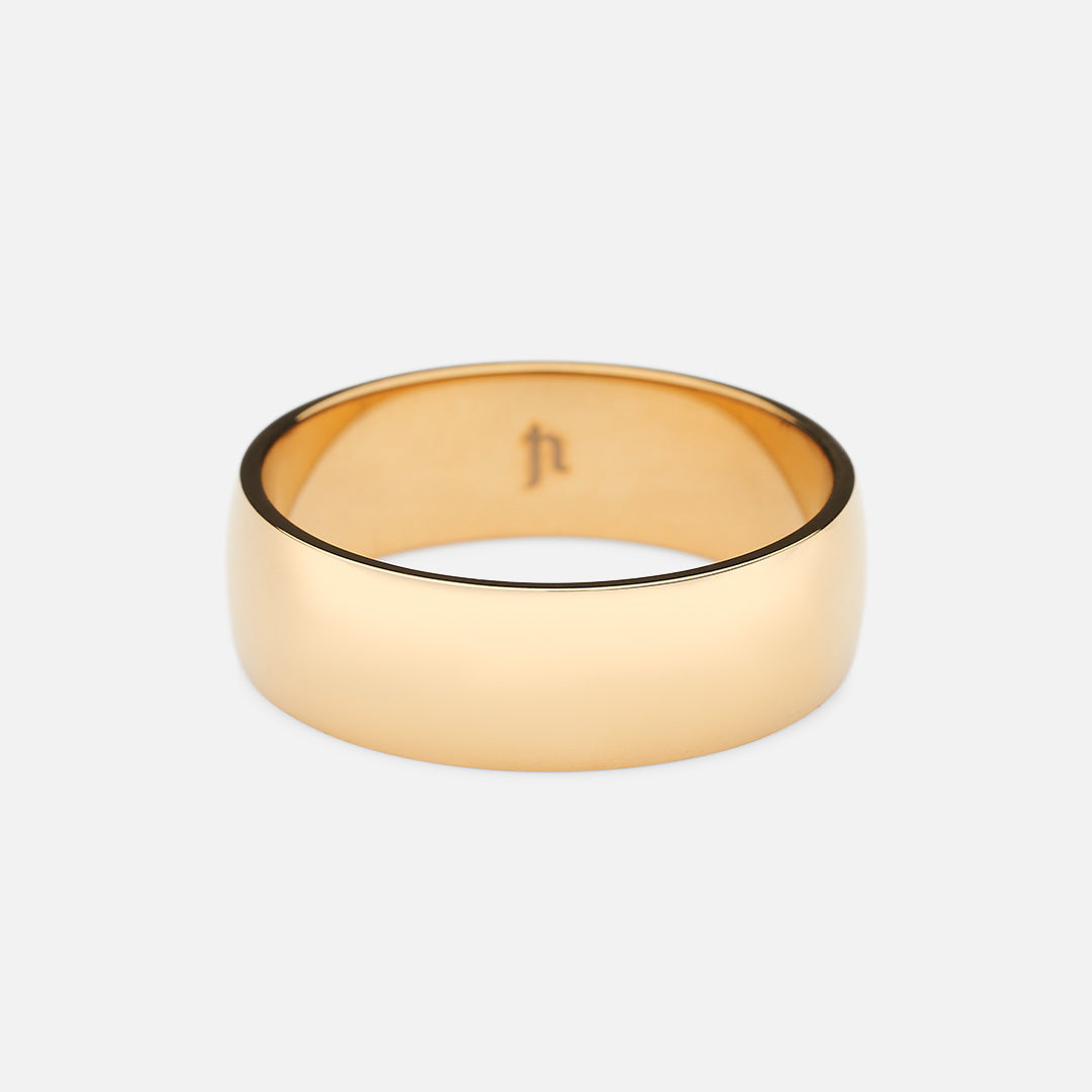 Delicate ring 18K goldplated 6 mm - Josephine Nord