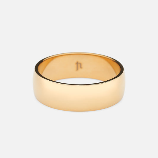 Delicate ring 18K goldplated 6 mm - Josephine Nord