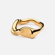 Dune ring 18K goldplated - Josephine Nord