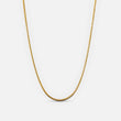 Ronde snake ketting 18K goldplated - Josephine Nord