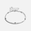 Snake Rope Armband Zilverkleurig