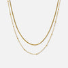 Snake Rope Ketting 18K Goldplated