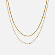 Snake Rope ketting 18K goldplated - Josephine Nord